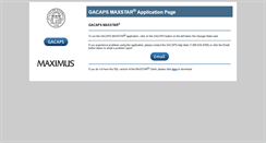 Desktop Screenshot of gacaps.maximus.com