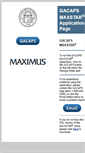 Mobile Screenshot of gacaps.maximus.com